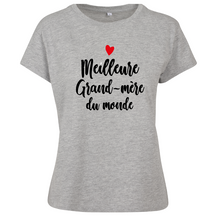 Charger l&#39;image dans la galerie, T-shirt femme Meilleure grand-mère du monde