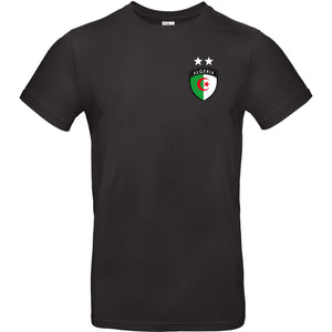T-shirt enfant Algérie 2 étoiles noir