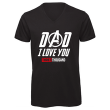 Charger l&#39;image dans la galerie, Tshirt Dad I love you - Éditions limitées Avengers