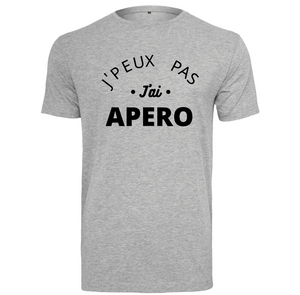 T-shirt homme J'peux pas j'ai apéro