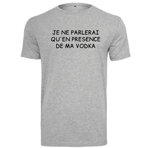 T-shirt homme Je ne parlerai qu'en présence..