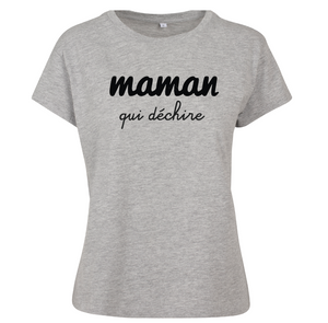 T-shirt femme Maman qui déchire