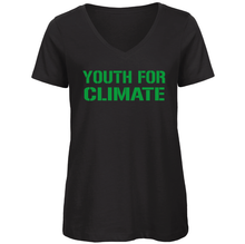 Charger l&#39;image dans la galerie, T-shirt YOUTH FOR CLIMATE en coton biologique