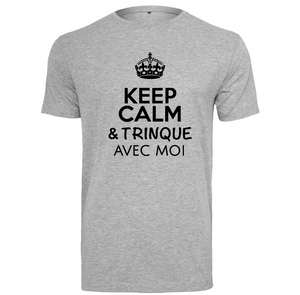 T-shirt homme Keep calm & trinque avec moi