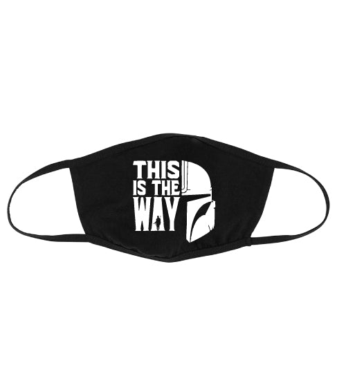 Masque en tissu double épaisseur This is the Way 02