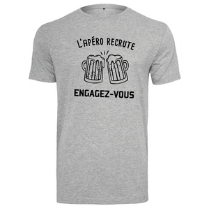 T-shirt homme L'apéro recrute