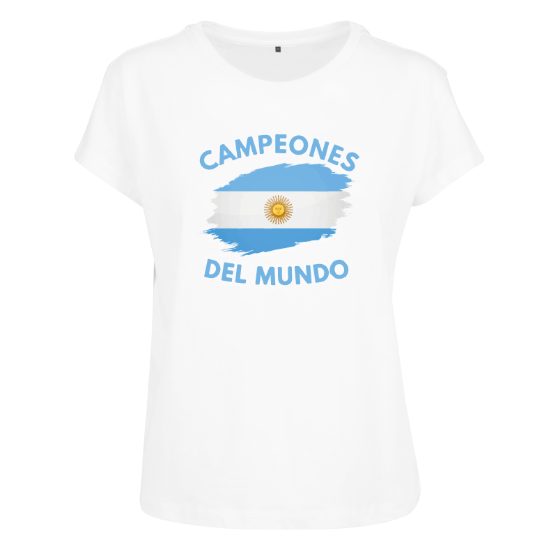 T-shirt femme Campeones del mundo