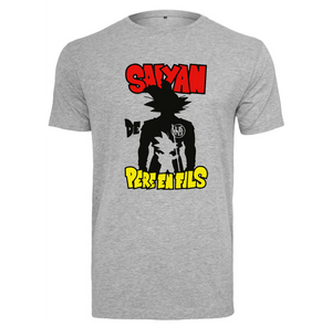 T-shirt Saiyan de père en fils - Dragon Ball Z