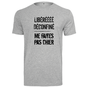 T-shirt homme Libéré déconfiné..