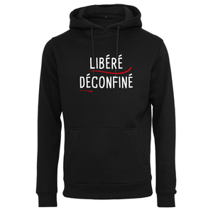 Sweat à capuche homme Libéré déconfiné