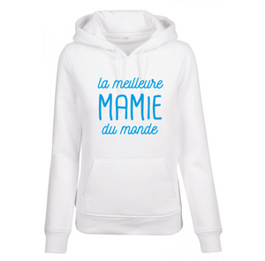 Sweat à capuche femme La meilleure mamie du monde