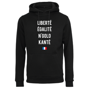 Sweat à capuche homme Liberté Égalité N'golo Kante