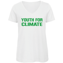 Charger l&#39;image dans la galerie, T-shirt YOUTH FOR CLIMATE en coton biologique