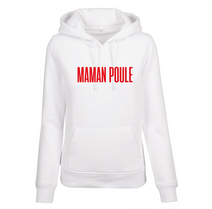 Sweat à capuche femme Maman poule