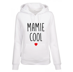 Sweat à capuche femme Mamie cool