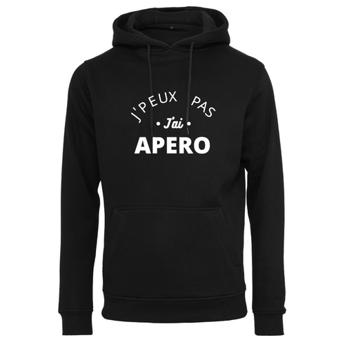 Sweat à capuche homme J'peux pas j'ai apéro