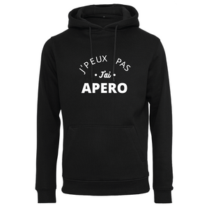 Sweat à capuche homme J'peux pas j'ai apéro