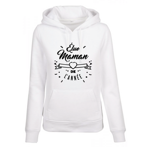 Sweat à capuche femme Maman de l'année