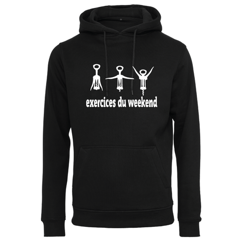 Sweat à capuche homme Exercices du week-end