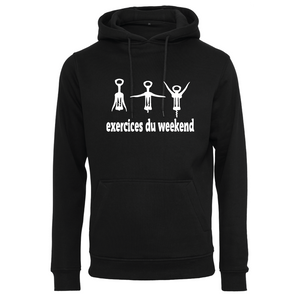 Sweat à capuche homme Exercices du week-end