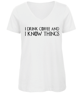 T-shirt I drink coffee - Game of Thrones