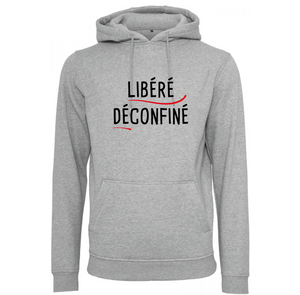 Sweat à capuche homme Libéré déconfiné