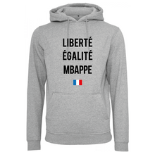 Charger l&#39;image dans la galerie, Sweat à capuche homme Liberté Égalité Mbappe