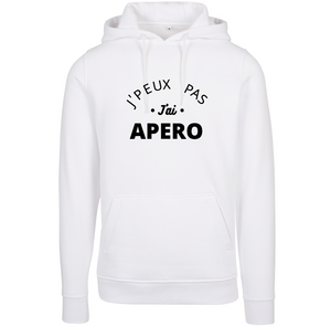 Sweat à capuche homme J'peux pas j'ai apéro