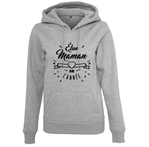 Sweat à capuche femme Maman de l'année