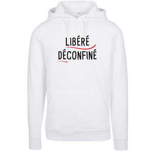 Sweat à capuche homme Libéré déconfiné