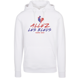 Sweat à capuche homme Allez les bleus