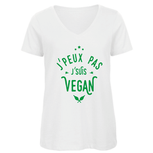 Charger l&#39;image dans la galerie, T-shirt &quot;Je peux pas je suis vegan&quot; - Choisissez votre modèle
