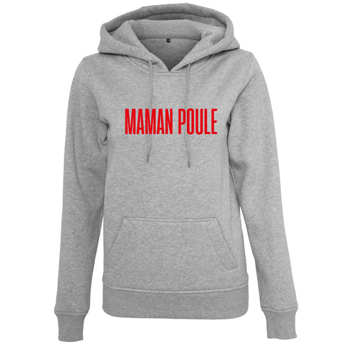 Sweat à capuche femme Maman poule