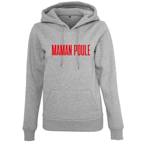 Sweat à capuche femme Maman poule