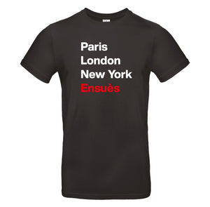 T-shirt Paris London New York ENSUES