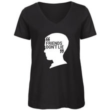 Charger l&#39;image dans la galerie, T-shirt femme Friends don&#39;t lie - Stranger things