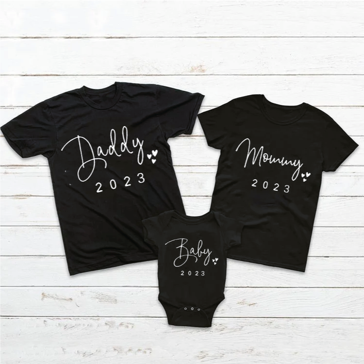 T-shirt Papa / Maman / Enfant 2023