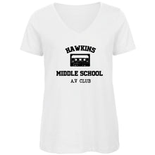 Charger l&#39;image dans la galerie, T-shirt femme Hawkins Middle School - Stranger things