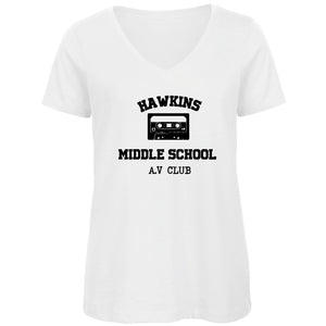 T-shirt femme Hawkins Middle School - Stranger things