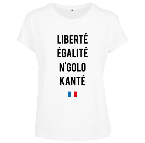 T-shirt femme Liberté Égalité N'golo Kanté