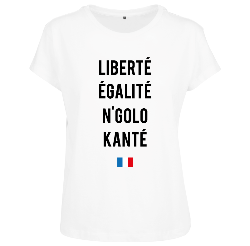 T-shirt femme Liberté Égalité N'golo Kanté