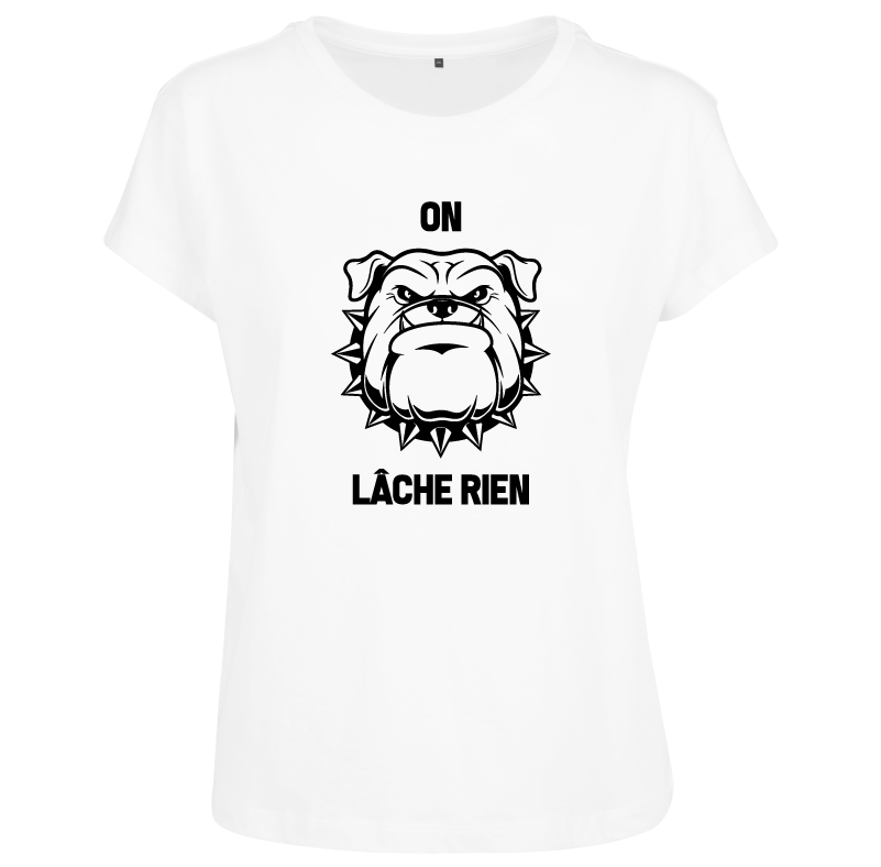 T-shirt femme On lâche rien