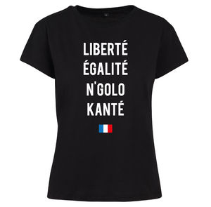 T-shirt femme Liberté Égalité N'golo Kanté