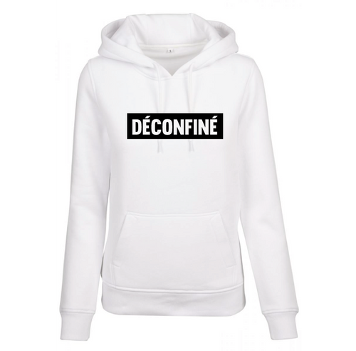 Sweat à capuche femme DÉCONFINÉ