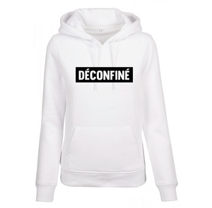 Sweat à capuche femme DÉCONFINÉ