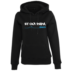 Sweat à capuche femme Et oui papa