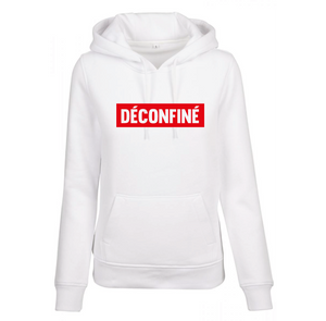 Sweat à capuche femme DÉCONFINÉ