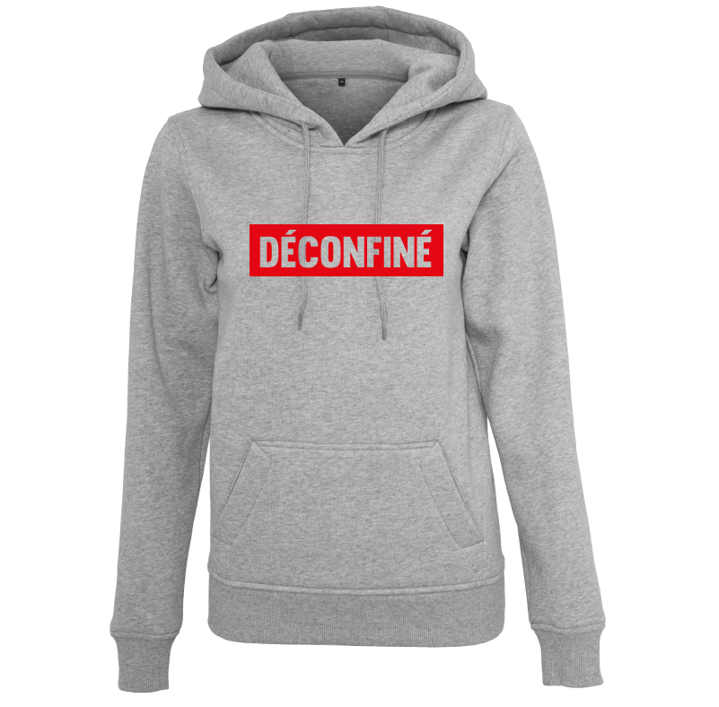 Sweat à capuche femme DÉCONFINÉ