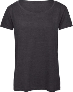 T-shirt Triblend col rond femme