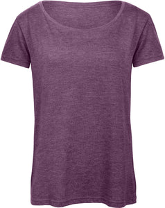 T-shirt Triblend col rond femme